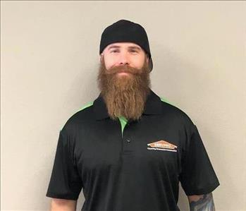 head shot of a Servpro production manager with brown hair