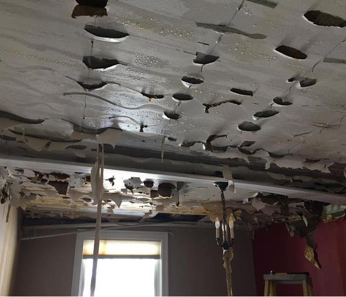 Water Damage Apartment Ceiling