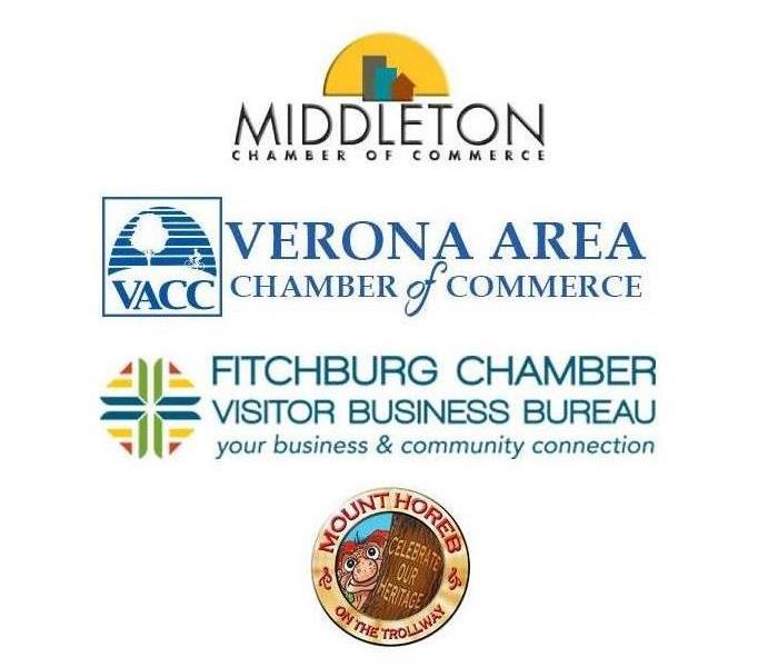 logos of the Middleton Chamber, Fitchburg Chamber, Verona Chamber and Mount Horeb Chamber